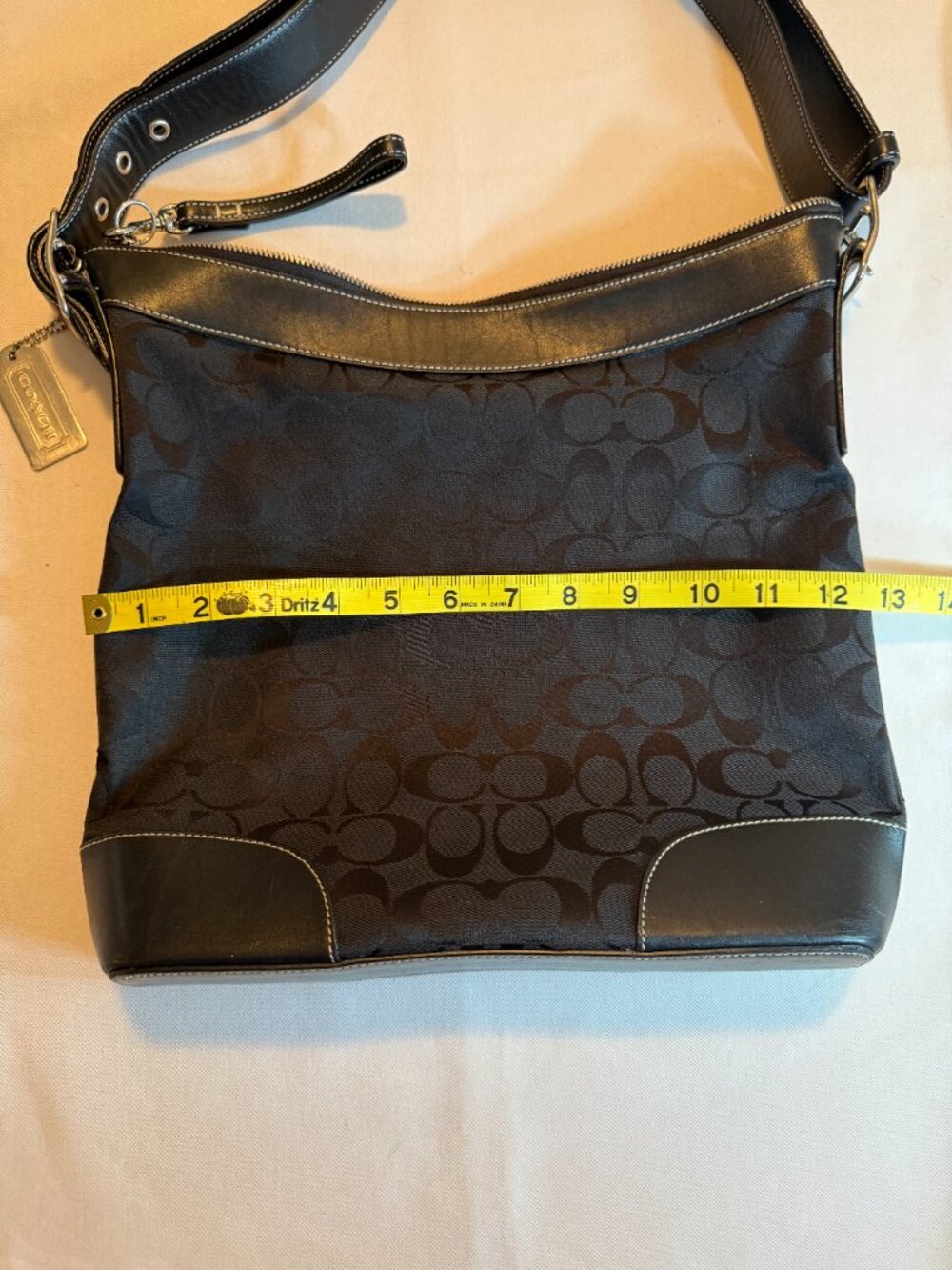 Vintage Y2K Coach Signature Hobo Shoulder Bag – Style 6828 - Picture 5 of 11